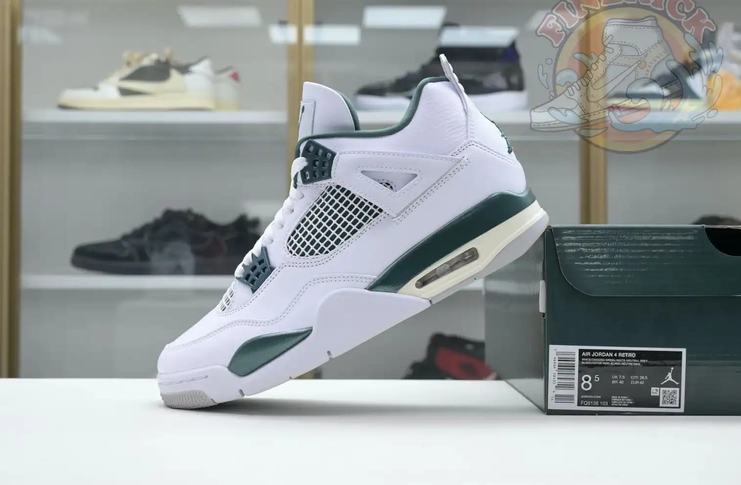 Air Jordan 4 Oxidized Green