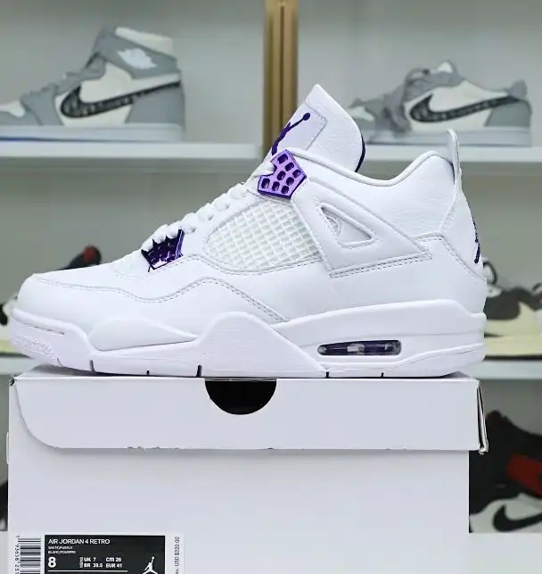 AIR JORDAN 4 PURPLE METALLIC