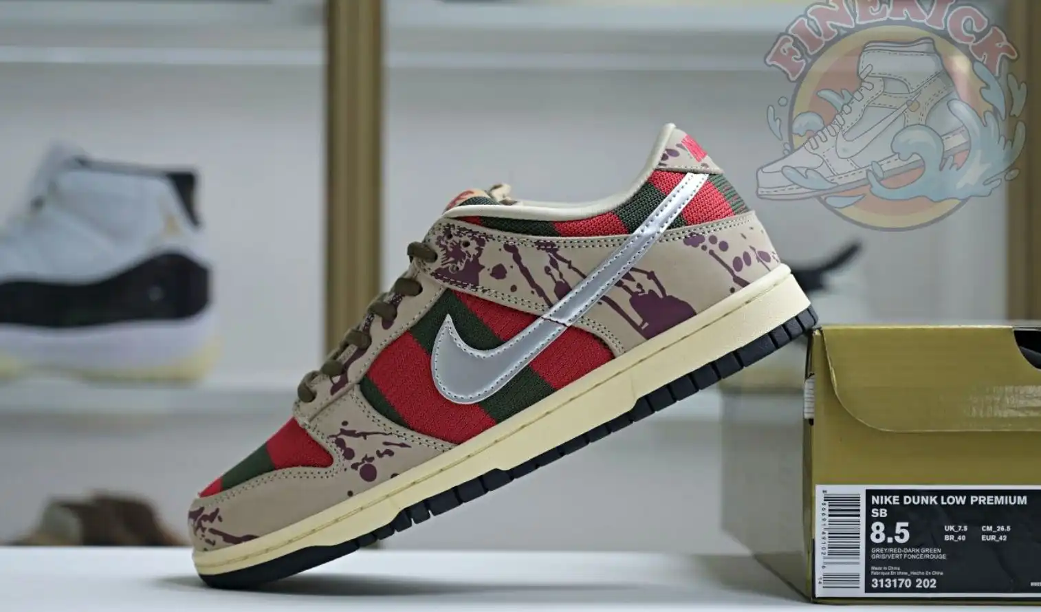 hype Nike Dunk SB Low Freddy Krueger