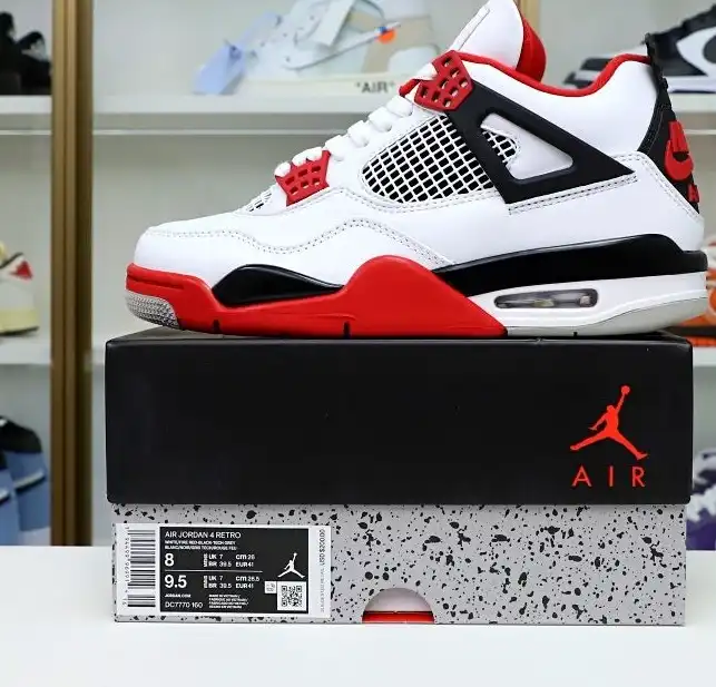 AIR JORDAN 4 RETRO 'FIRE RED' 2012