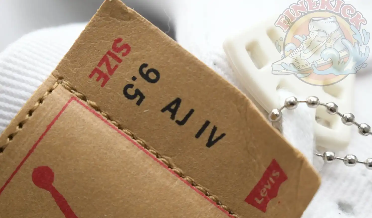 Jordan Air Jordan 4 levis white (levis tag)