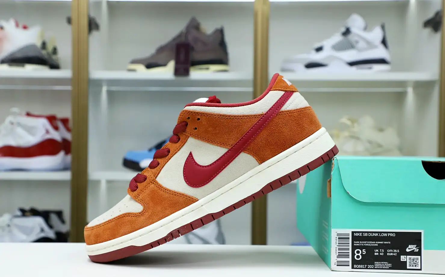 hype NIKE SB DUNK LOW PRO DARK RUSSET CEDAR 2019