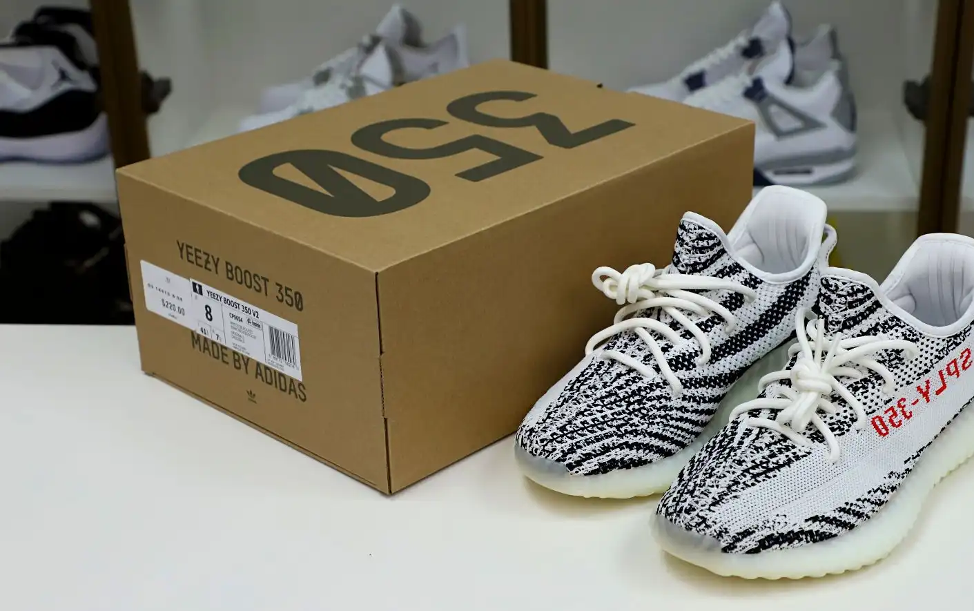 hype YEEZY BOOST 350 V2 'ZEBRA'