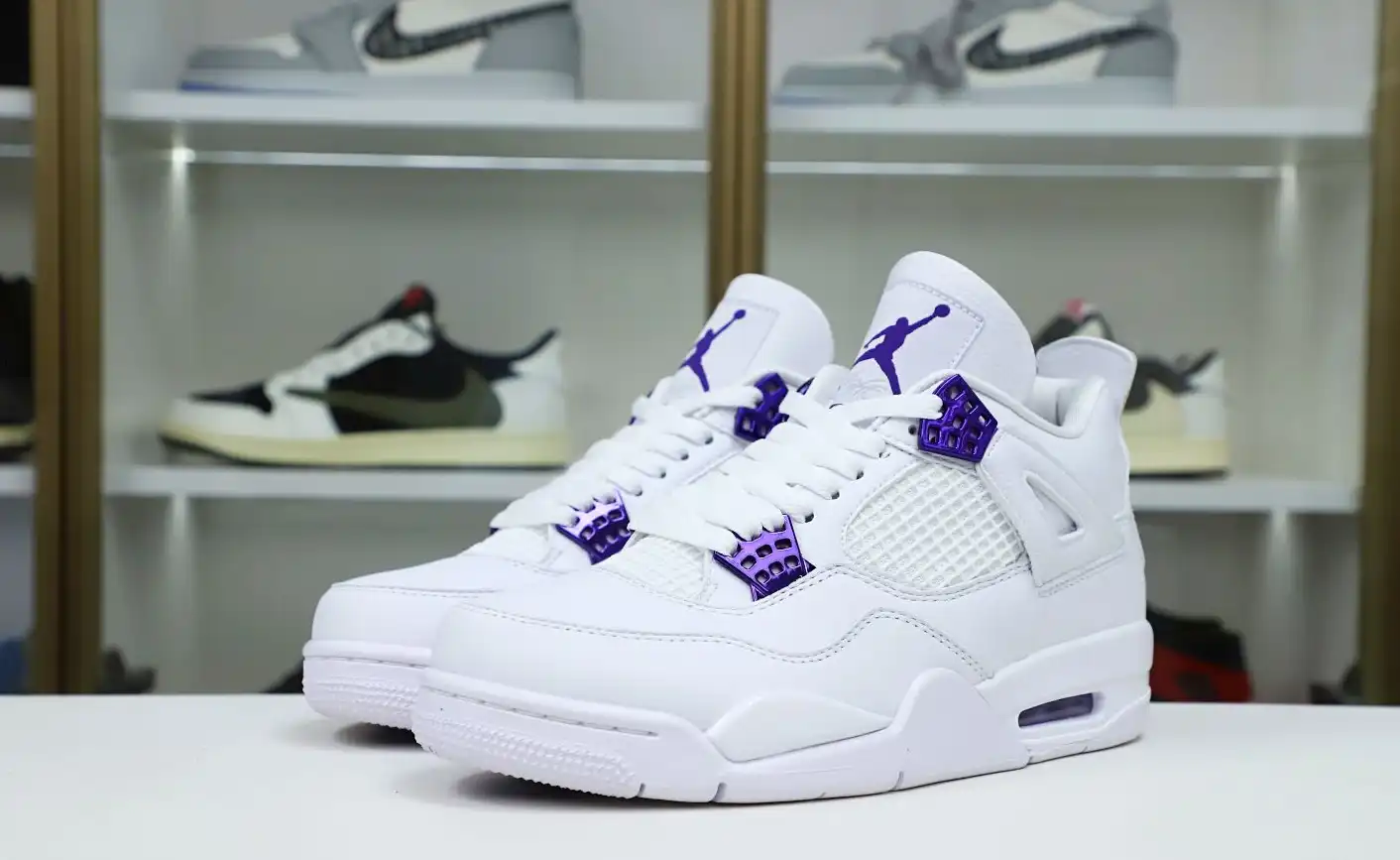 AIR JORDAN 4 PURPLE METALLIC