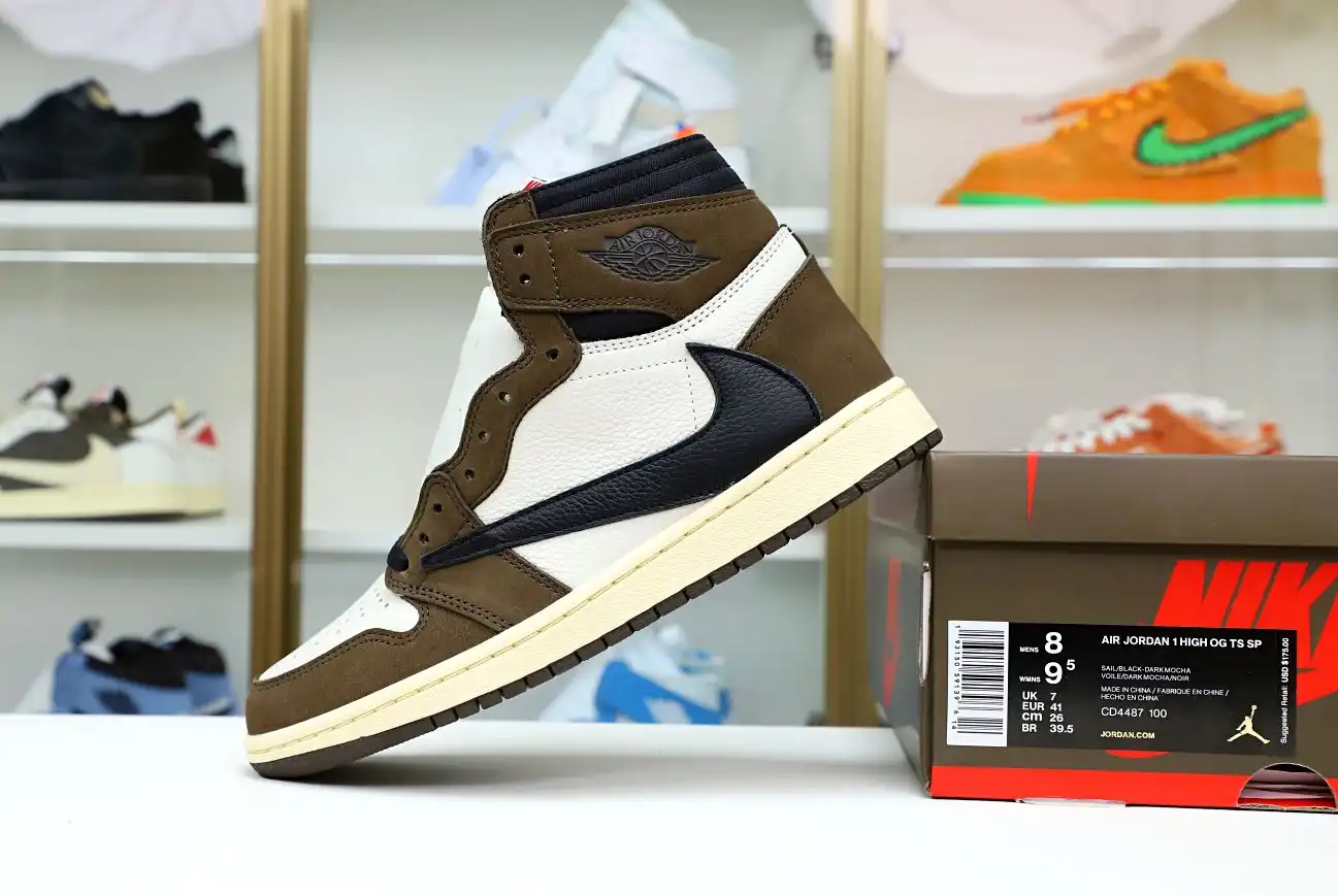 TRAVIS SCOTT X AIR JORDAN 1 RETRO HIGH OG 'MOCHA'