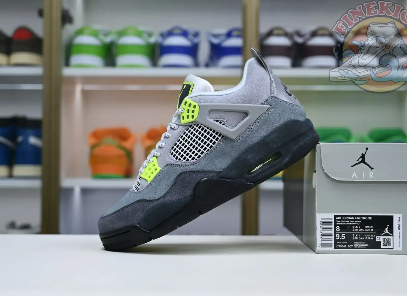 Jordan Air Jordan 4 retro se'95neon