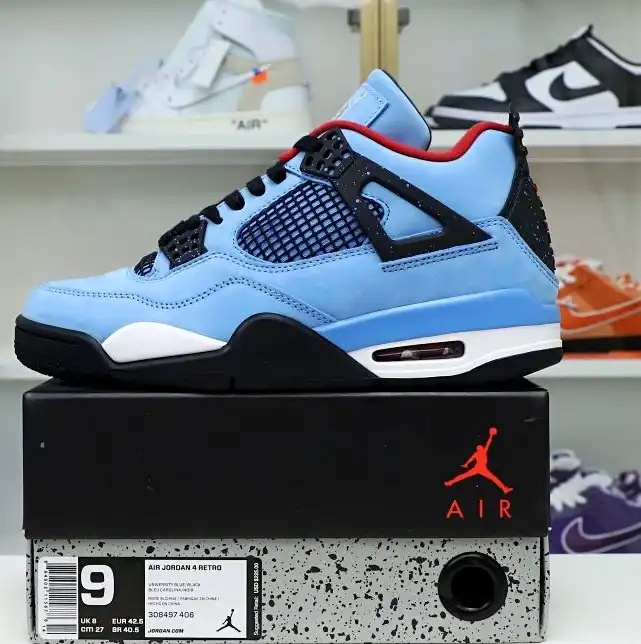 TRAVIS SCOTT X AIR JORDAN 4 RETRO 'CACTUS JACK' FRIENDS & FAMILY