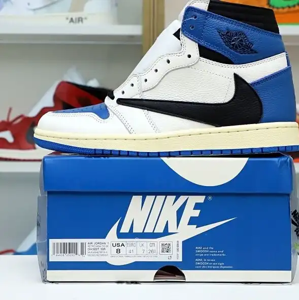 FRAGMENT DESIGN X TRAVIS SCOTT X AIR JORDAN 1 RETRO HIGH