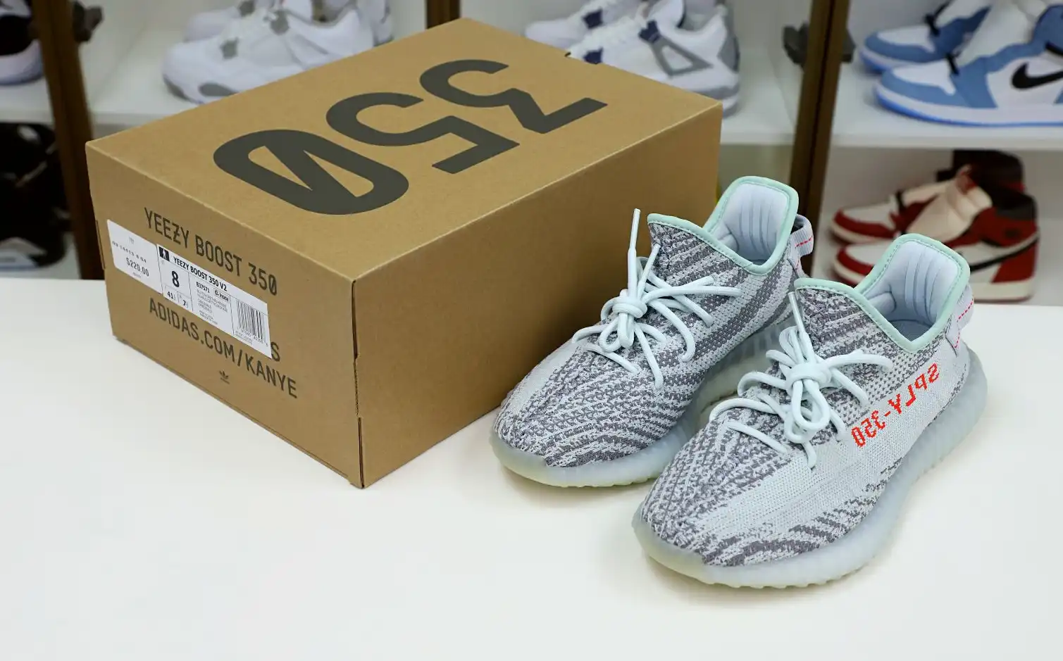 hype YEEZY BOOST 350 V2 'BLUE TINT'