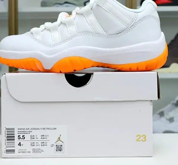 WMNS AIR JORDAN 11 RETRO LOW 'BRIGHT CITRUS'