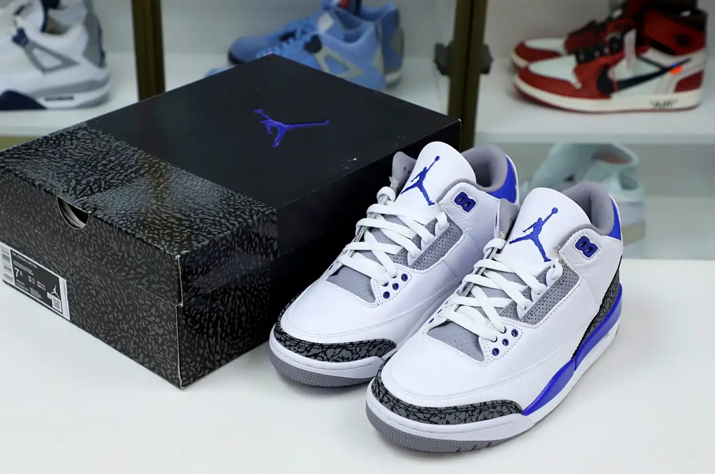 AIR JORDAN 3 RETRO 'RACER BLUE' (CT8532-145)