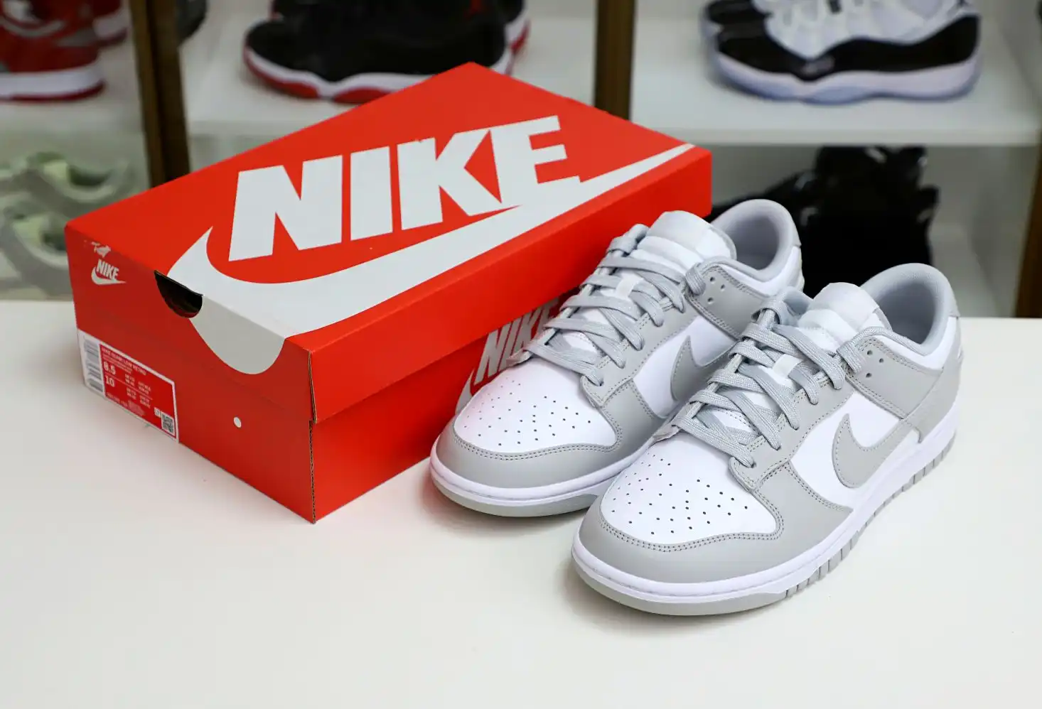 hype Nike Dunk Low Retro  Grey Fog