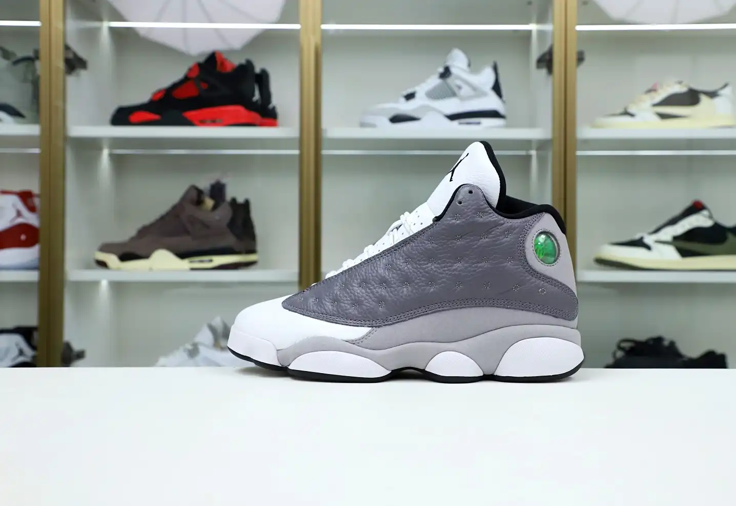 AIR JORDAN 13 RETRO 'ATMOSPHERE GREY' -414571-016