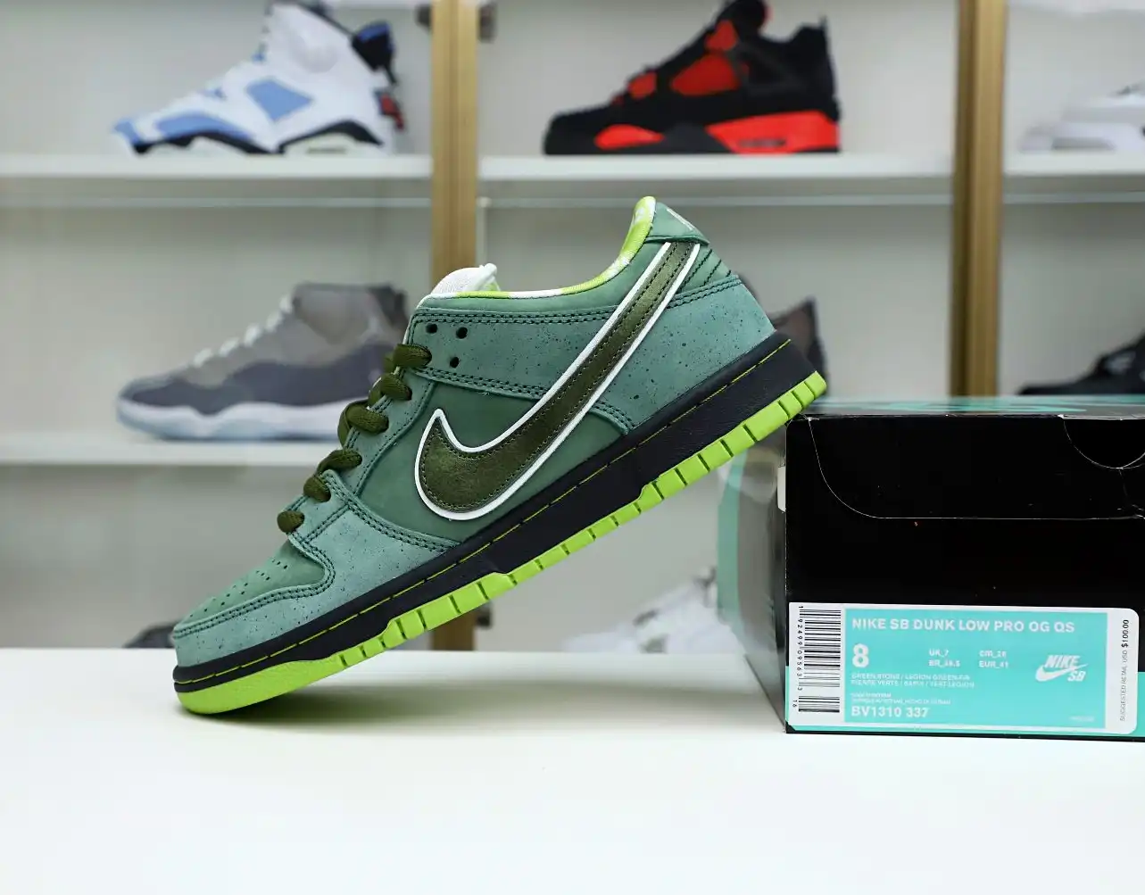 hype Concepts x Nike SB Dunk Low Green Lobster