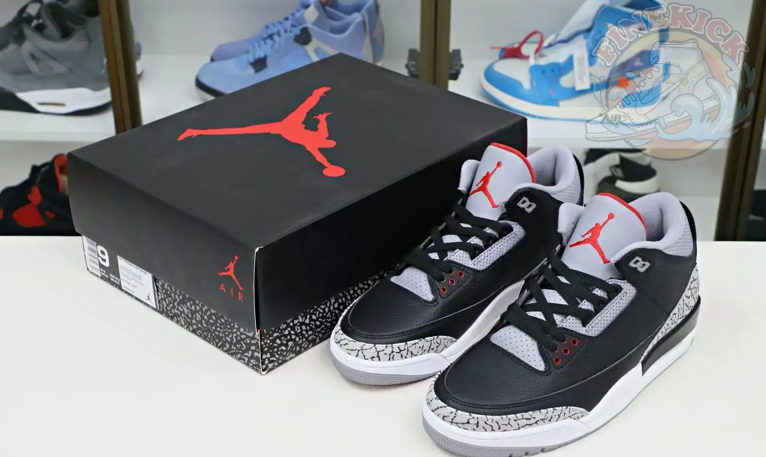Jordan Air Jordan 3 retro blackcement  2018（854262-001）