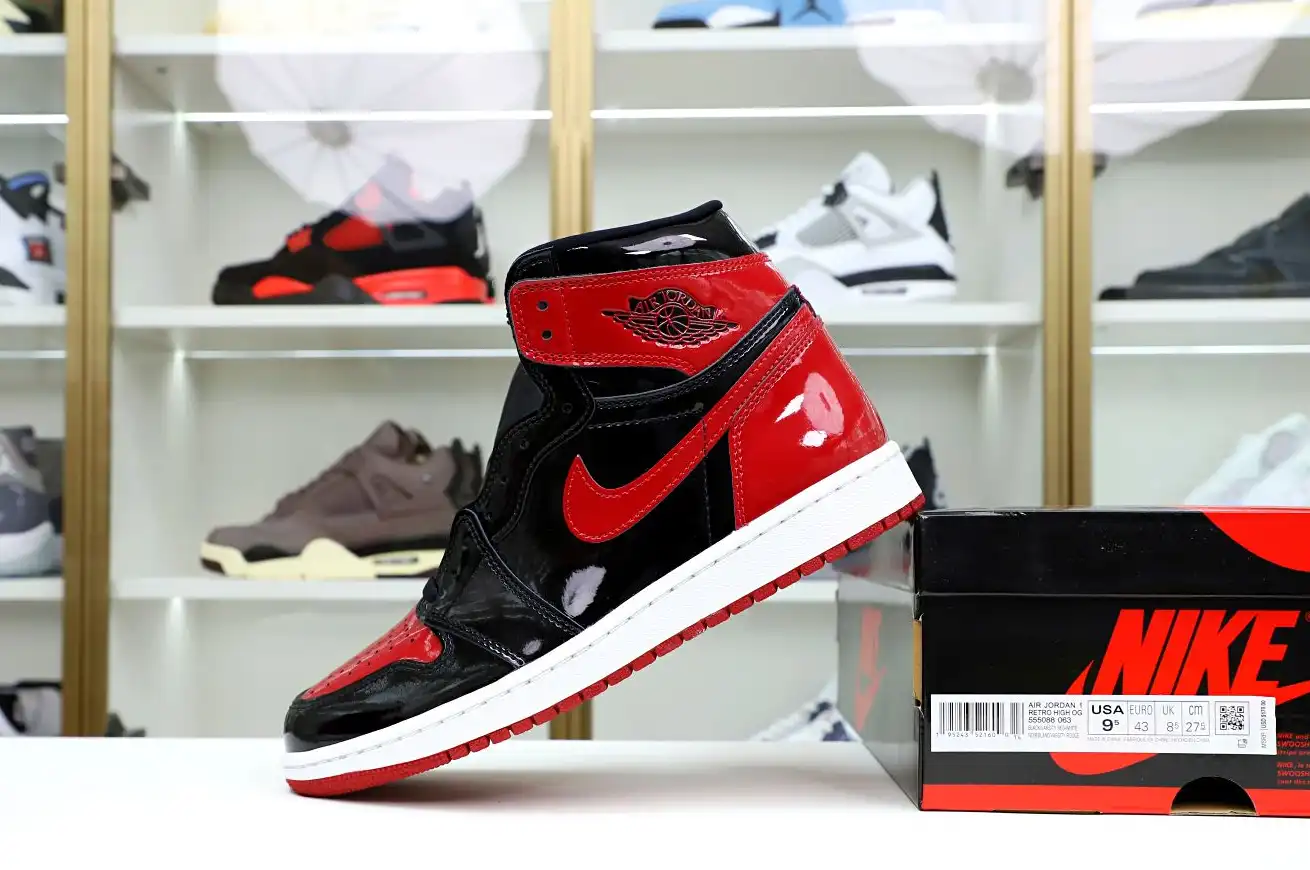 AIR JORDAN 1 HIGH OG BRED PATENT