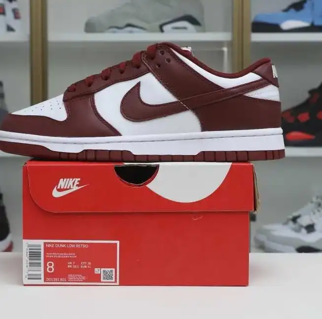 hype Nike Dunk LowRetro"Team Red"