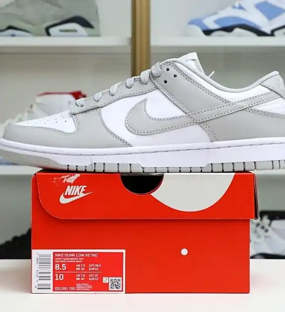 hype Nike Dunk Low Retro  Grey Fog