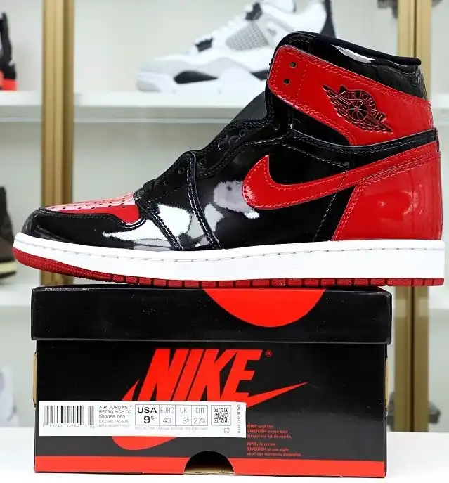 AIR JORDAN 1 HIGH OG BRED PATENT