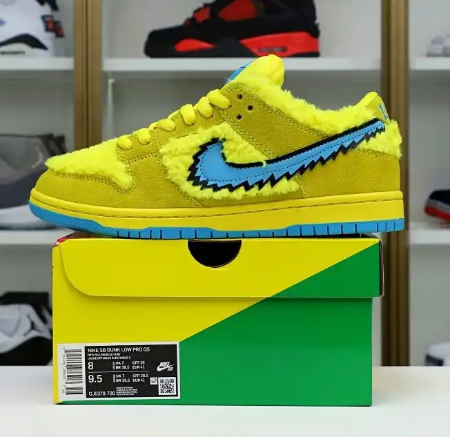 hype GRATEFUL DEAD X DUNK LOW SB YELLOW