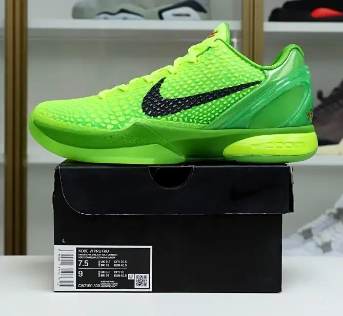 hype Nike Zoom Kobe 6 Protro “Grinch” 2020