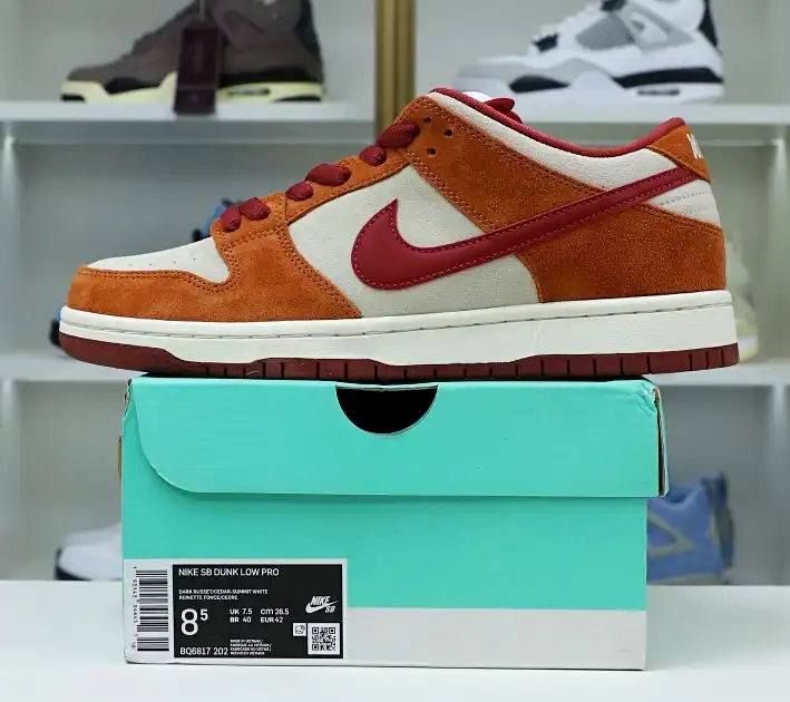 hype NIKE SB DUNK LOW PRO DARK RUSSET CEDAR 2019