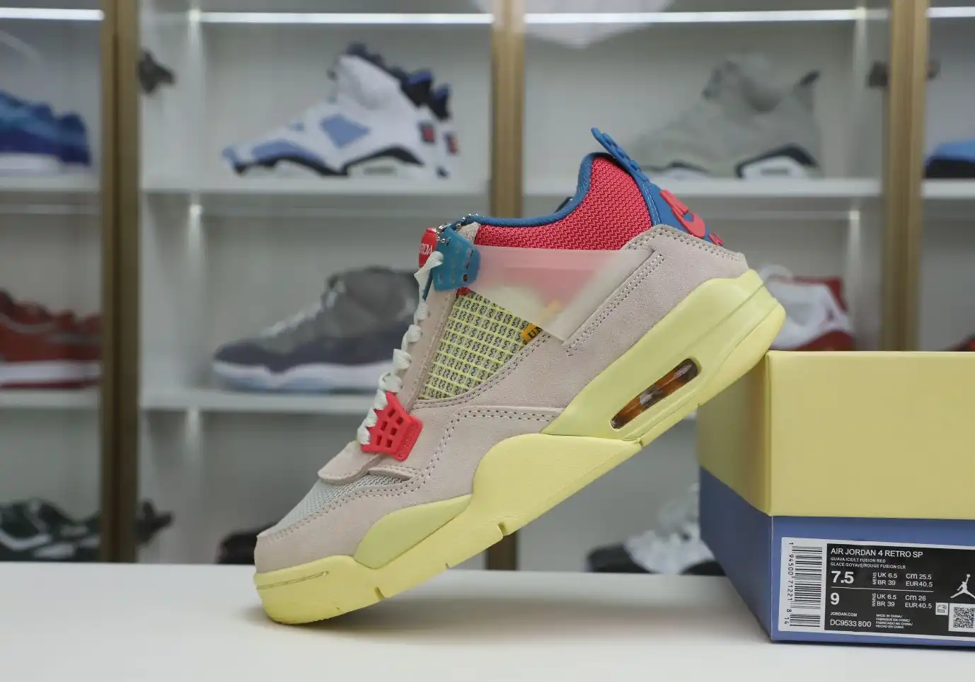 UNION LA X AIR JORDAN 4 RETRO 'GUAVA ICE'