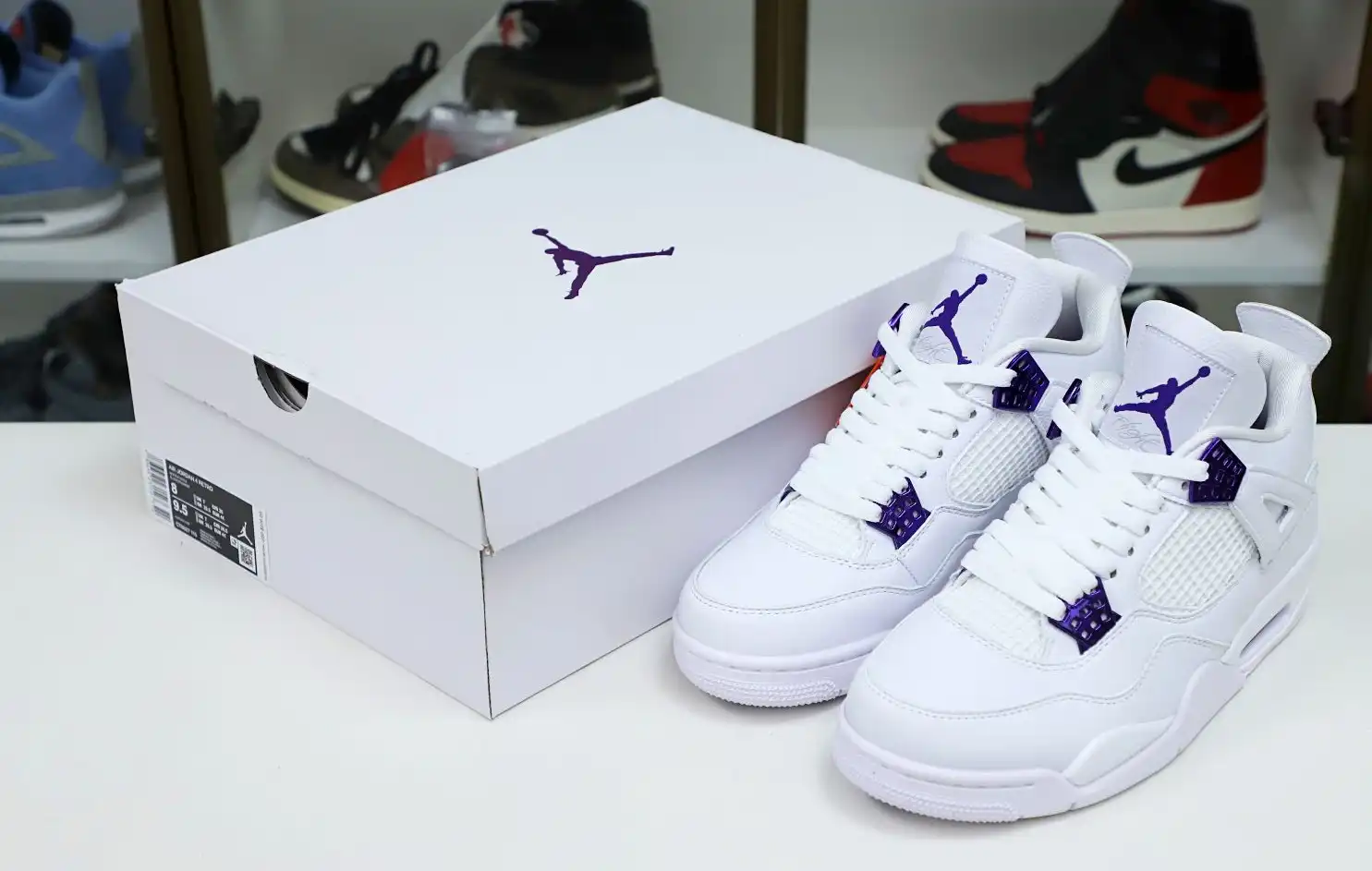 AIR JORDAN 4 PURPLE METALLIC