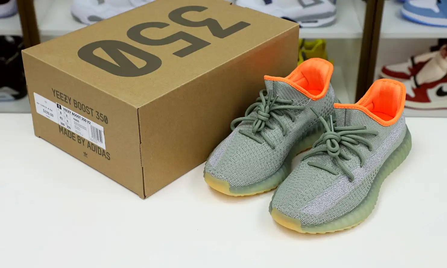 hype YEEZY BOOST 350 V2 'DESERT SAGE'