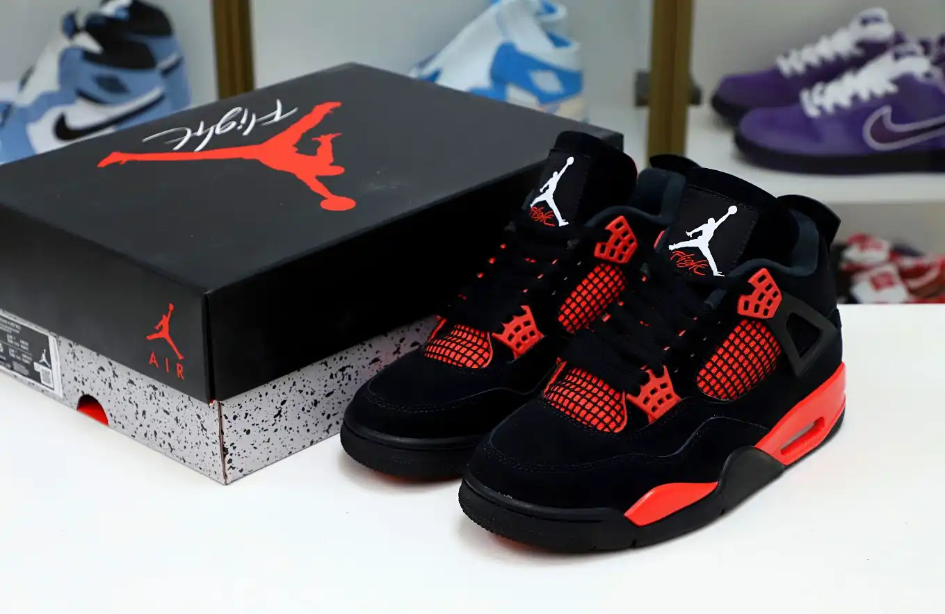 AIR JORDAN 4 RETRO 'RED THUNDER'