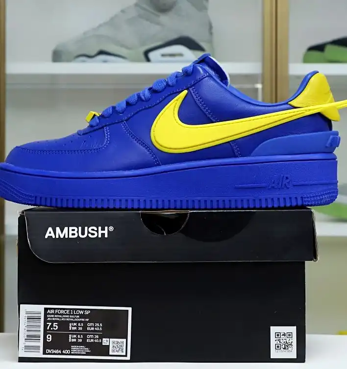 hype AMBUSH xNike Air Force1LoW"GameRoya and Vivid Sulfur"