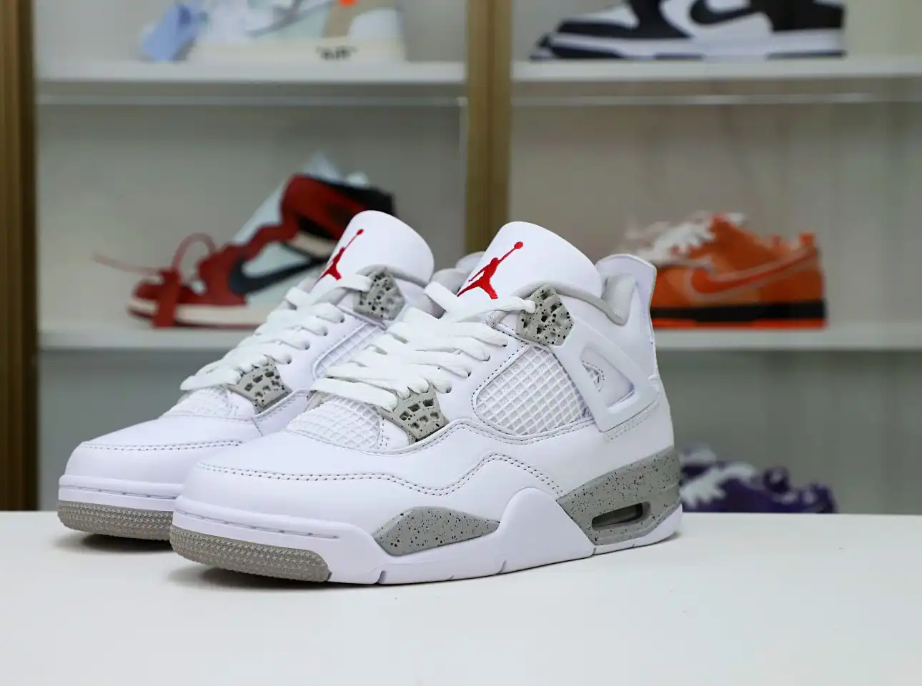 AIR JORDAN 4 RETRO 'WHITE OREO'