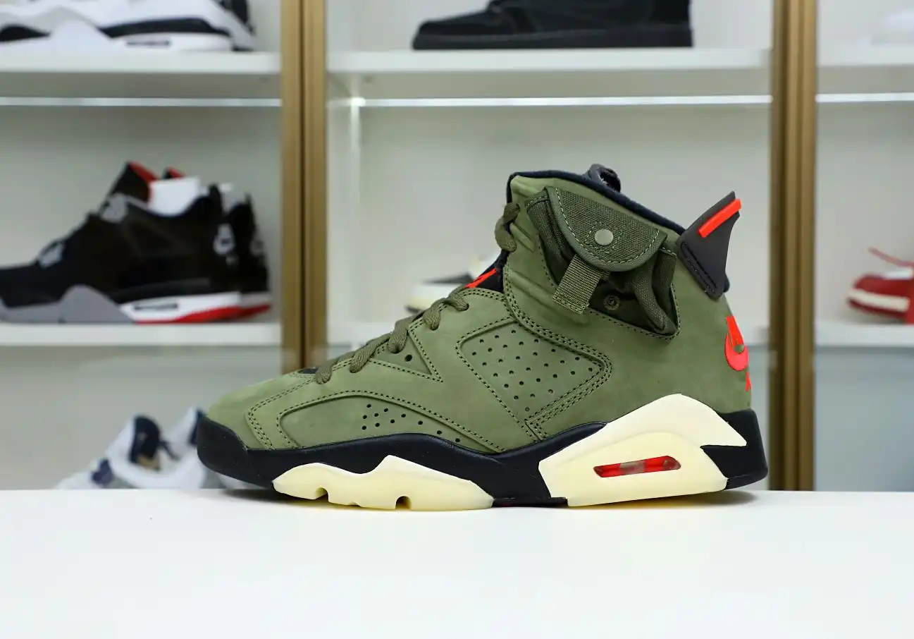 TRAVIS SCOTT X AIR JORDAN 6 RETRO 'OLIVE'