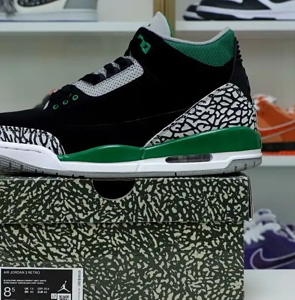 AIR JORDAN 3 PINE GREEN