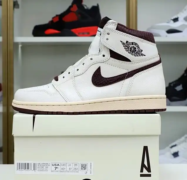A Ma Maniére x Jordan Air Jordan 1 retro high og sp "sail and burgundy"