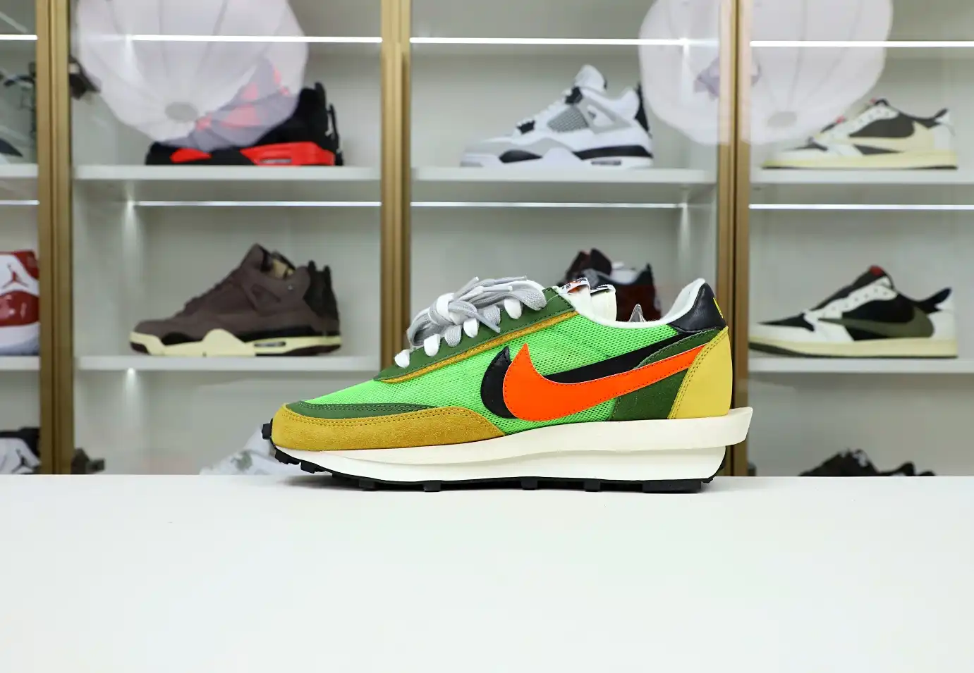 hype SACAI X LDWAFFLE 'GREEN GUSTO'