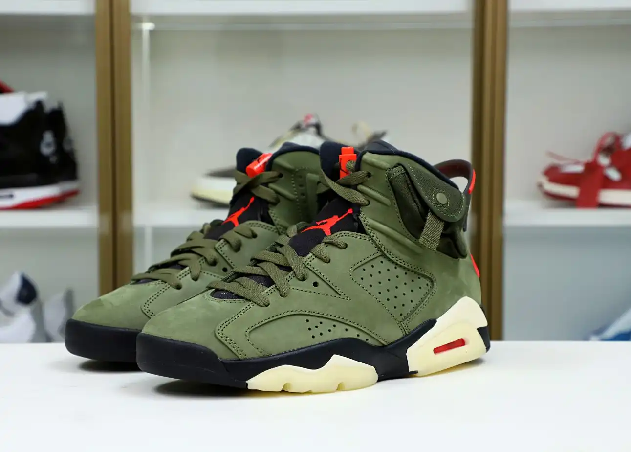 TRAVIS SCOTT X AIR JORDAN 6 RETRO 'OLIVE'