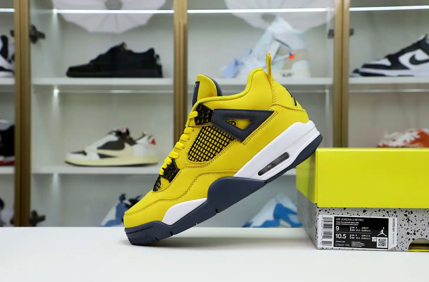 AIR JORDAN AIR JORDAN 4 RETRO 'LIGHTNING' 2021