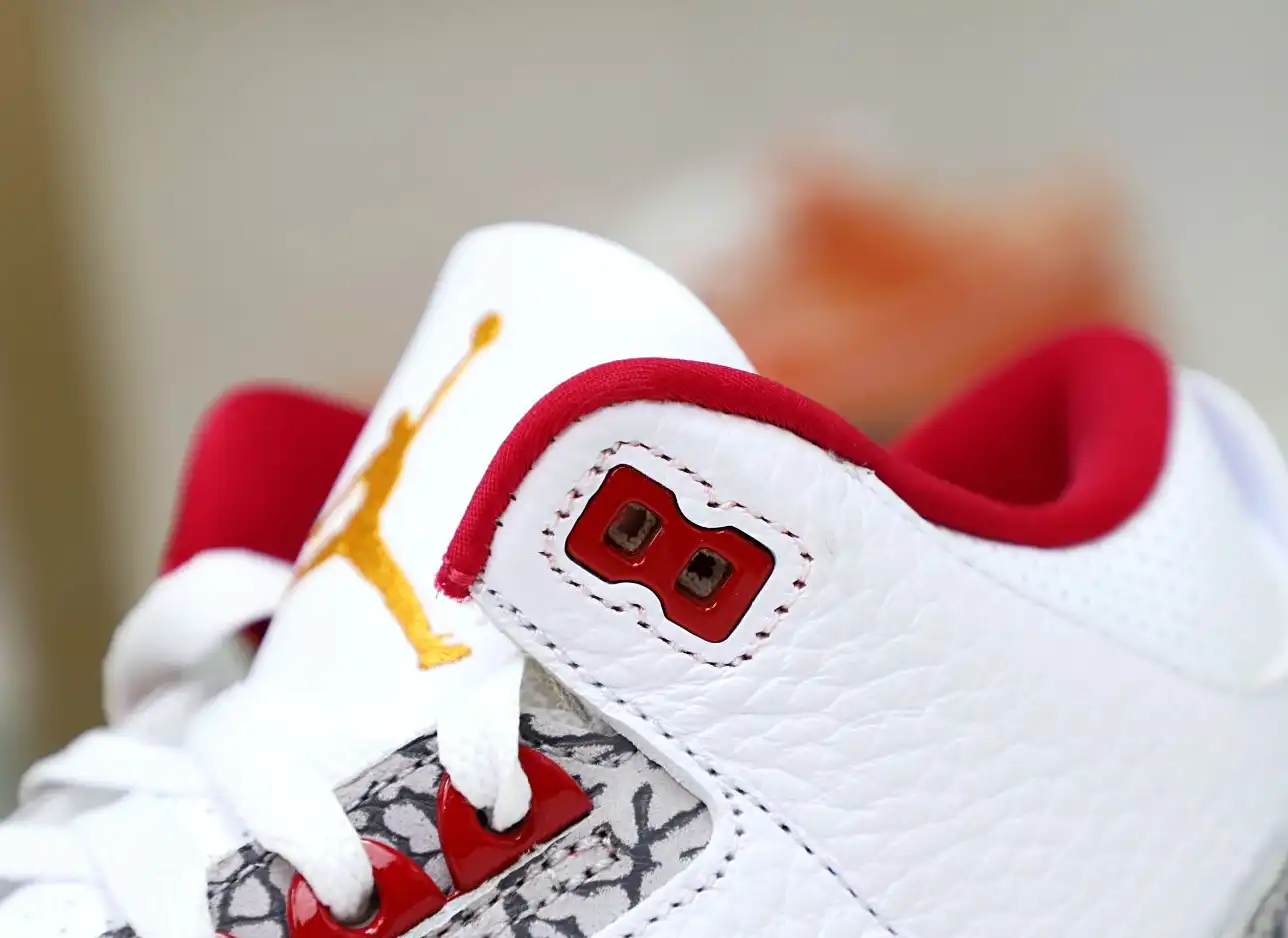 Air Jordan 3 Retro  Cardinal Red(CT8532-126）