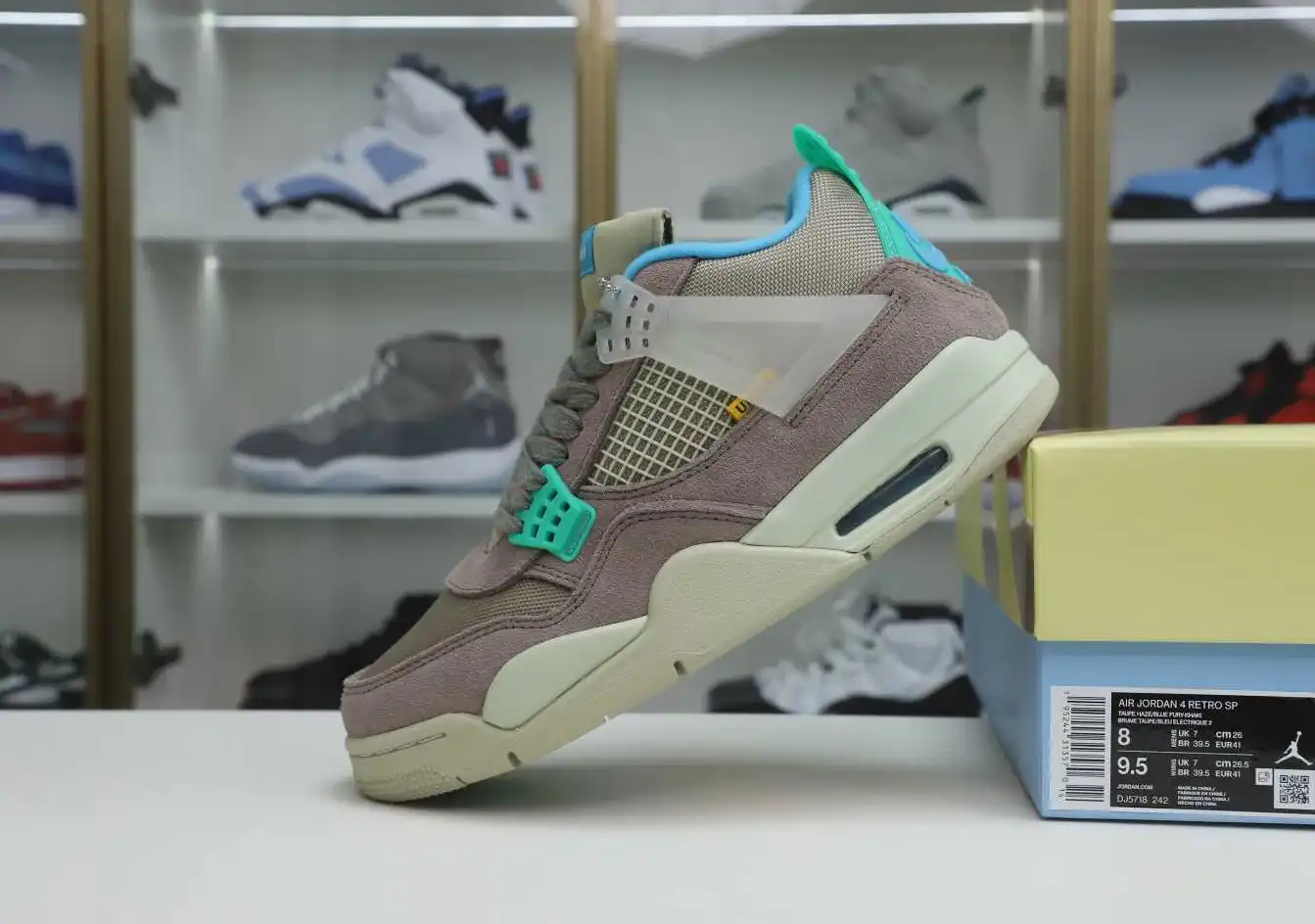 UNION LA X AIR JORDAN 4 RETRO 'TAUPE HAZE'