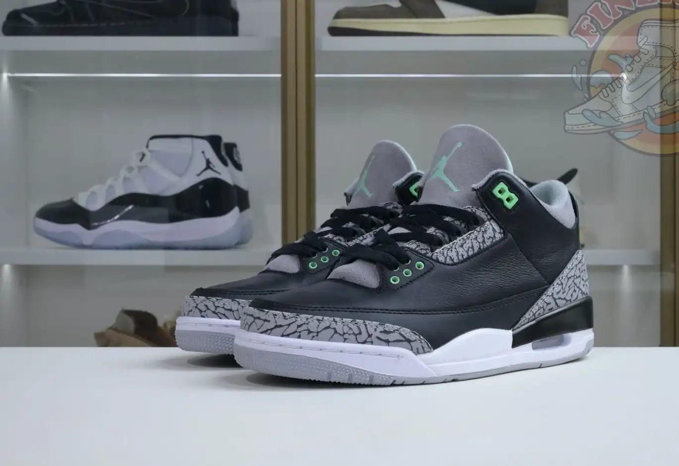 Air Jordan 3 Green Glow