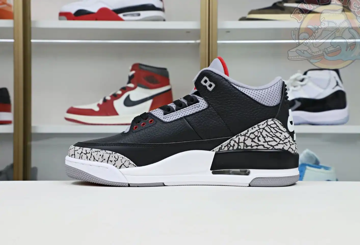 Jordan Air Jordan 3 retro blackcement  2018（854262-001）