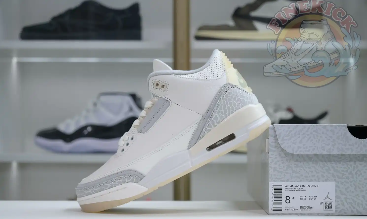 Air Jordan 3 Craft“Ivory”