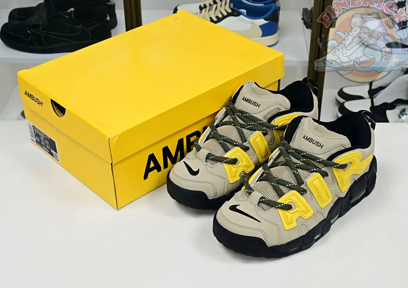 hype AMBUSH x Nike Air More Uptempo Low