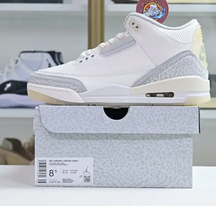 Air Jordan 3 Craft“Ivory”