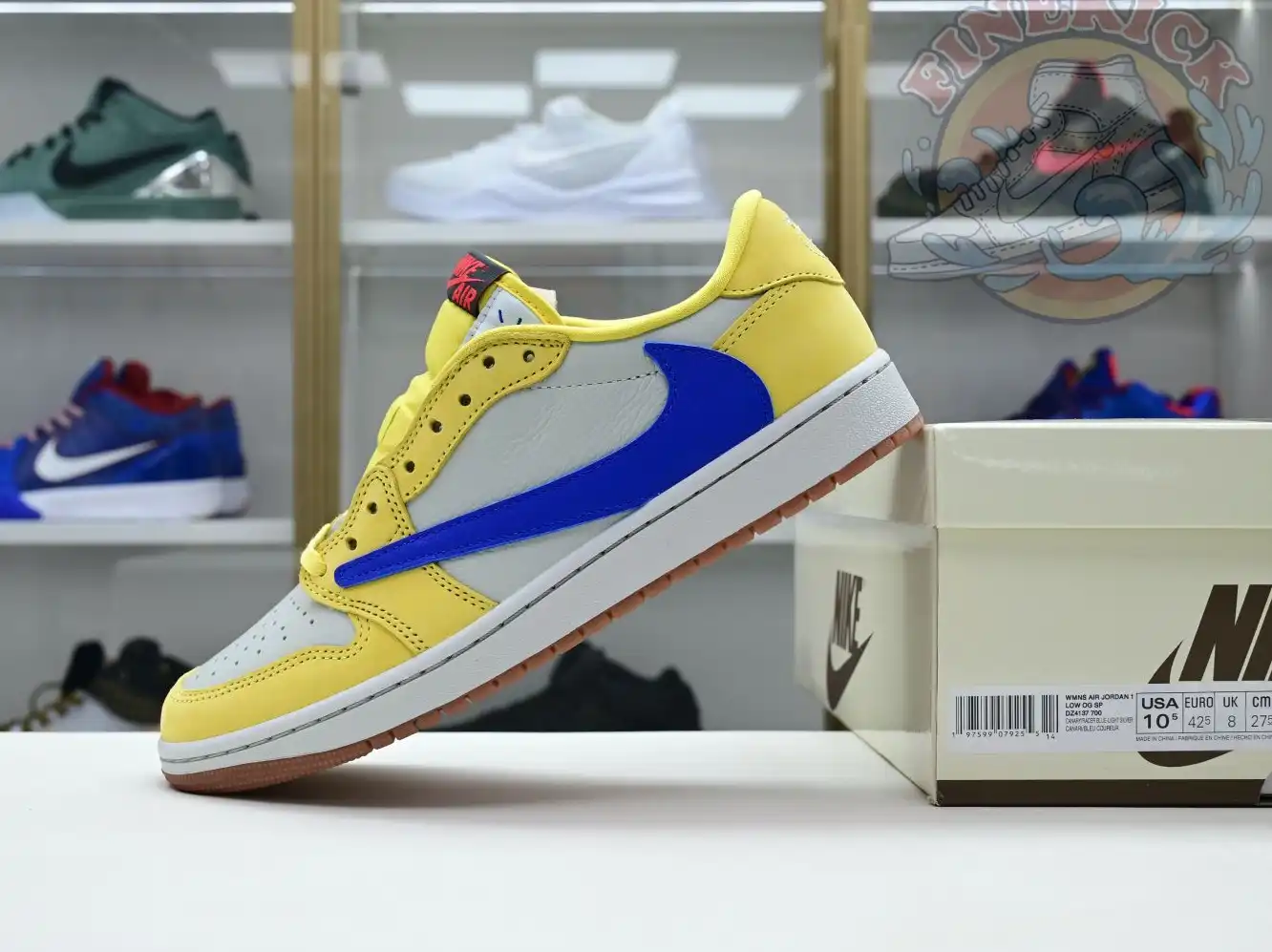Travis Scott x Jordan Air Jordan 1Low Canary