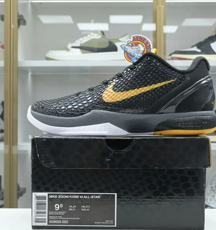 hype Nike Zoom Kobe 6 Black Del Sol