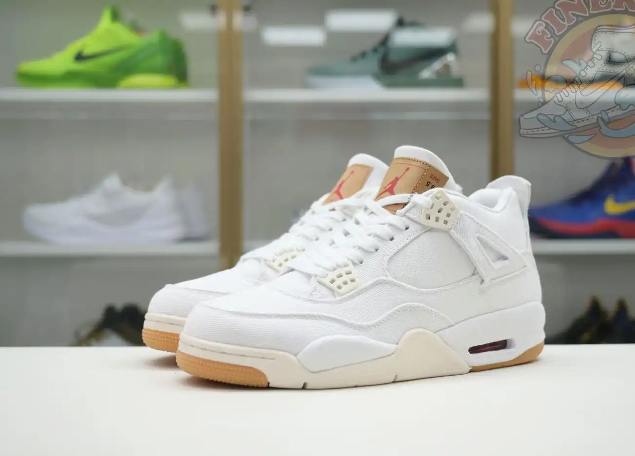 Jordan Air Jordan 4 levis white (levis tag)