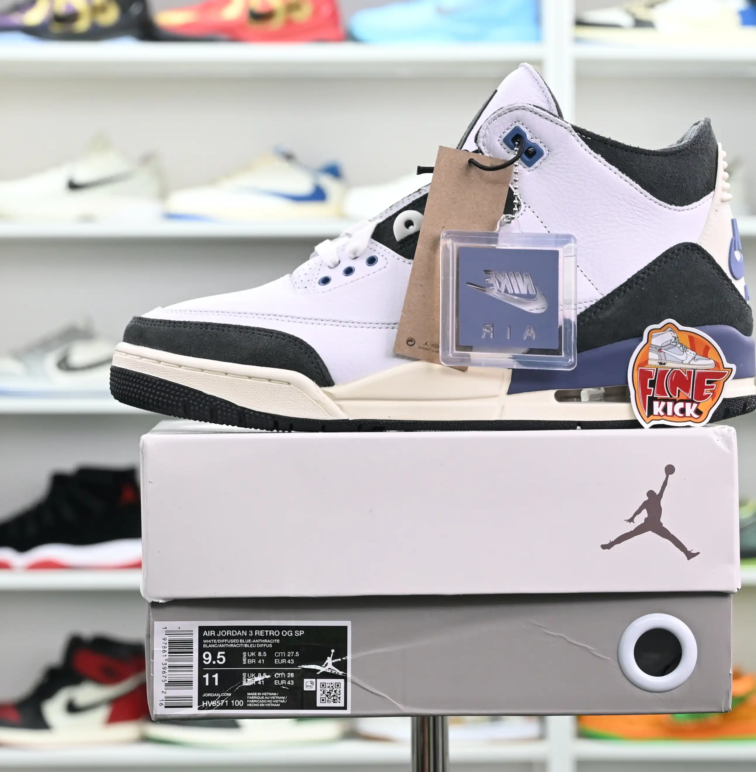 A Ma Maniére x Jordan Air Jordan3“DIFFUSED BLUE”