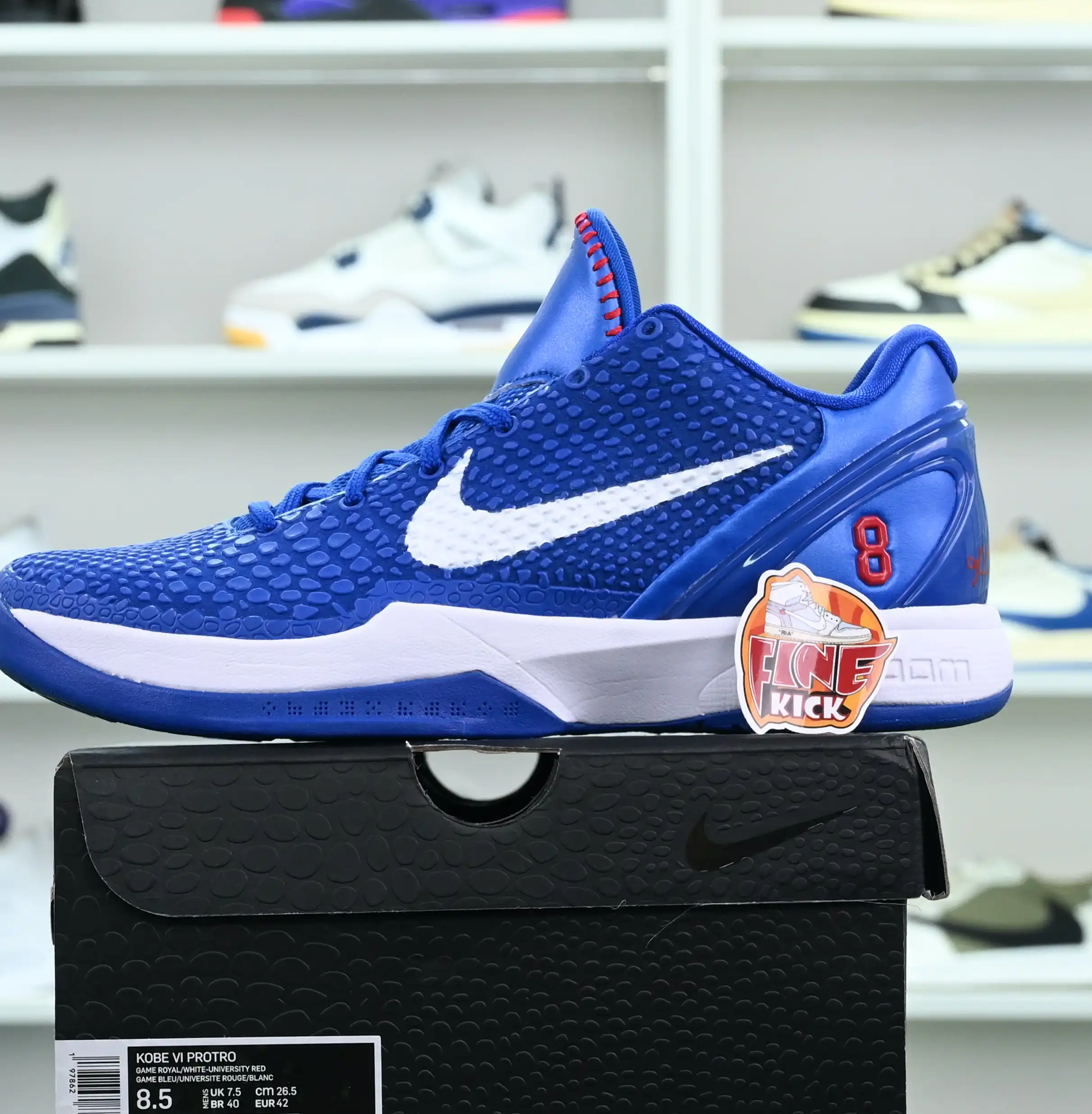 hype Nike Zoom Kobe 6 Protro“Dodgers”PE